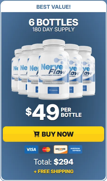 nerveflow 6 bottles price